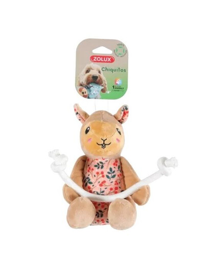 ZOLUX CHIQUITOS - peluche en forme de lama avec ficelle