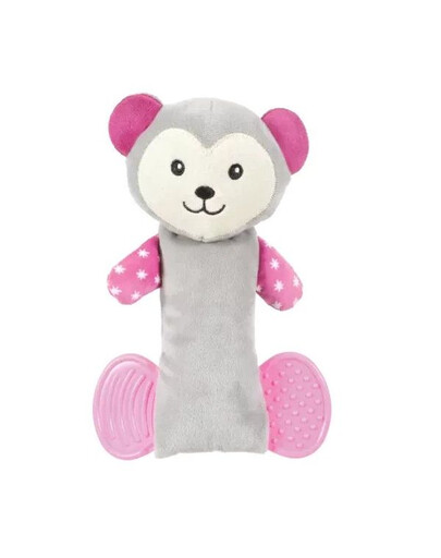ZOLUX Jouet de dentition en peluche MAXOU gris