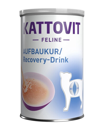 KATTOVIT Cat Diet Drinks Recovery drink - Bouillon de viande pour chats en phase de convalescence - 135ml