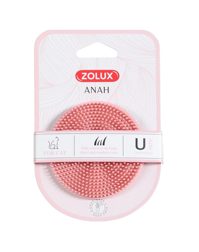 ZOLUX ANAH - Brosse en caoutchouc pour chats