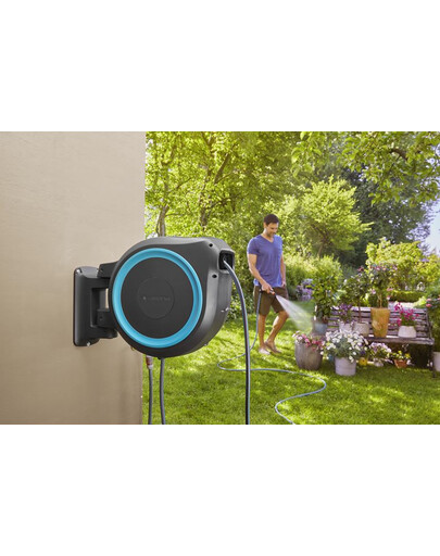 GARDENA Enrouleur mural RollUp M/L