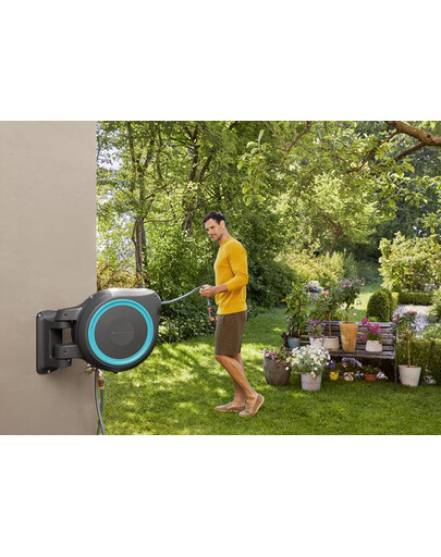 GARDENA Enrouleur de jardin RollUp S