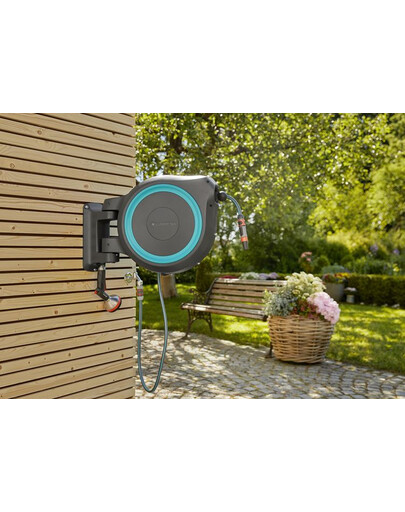 GARDENA Enrouleur de jardin RollUp S
