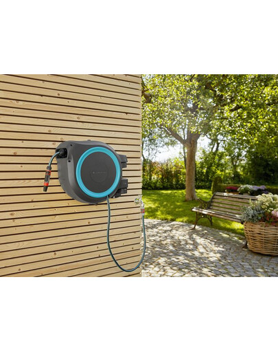 GARDENA Enrouleur de jardin RollUp S