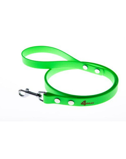 4WILD Laisse imperméable 150 cm vert fluo