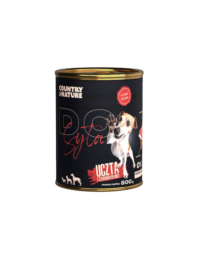 COUNTRY&NATURE Nourriture humide pour chiens à base de viande rouge 800 g
