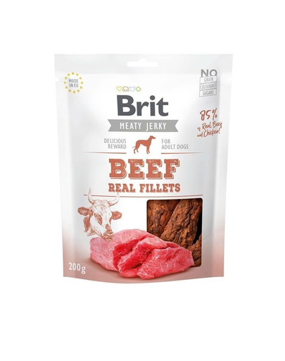BRIT Jerky Snack Beef and Fillets 200 g