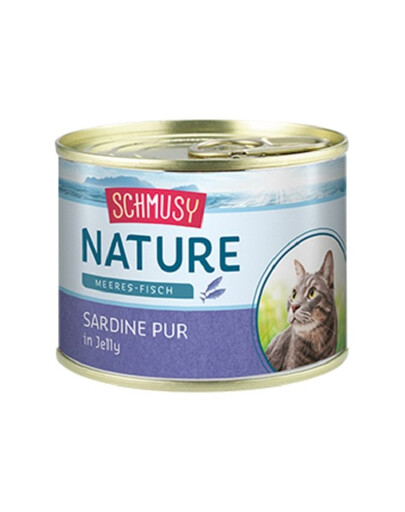 SCHMUSY Nature Sardines en gelée 24x185 g
