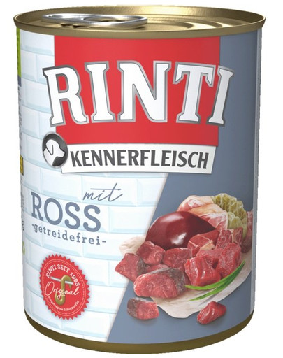 RINTI Kennerfleisch Horse - viande de cheval - 6x800 g + sac GRATUIT