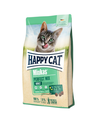 HAPPY CAT Minkas Perfect Mix Poulet & Poisson & Agneau 10 kg