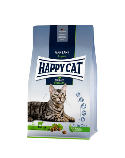 HAPPY CAT Culinary Agneau élevé en plein air 10 kg