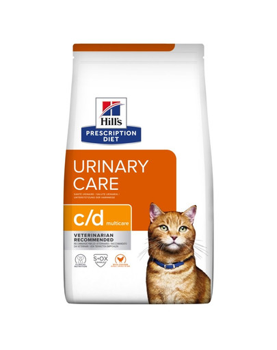 HILL'S Prescripition Diet Feline c/d Multicare pour chats 8 kg