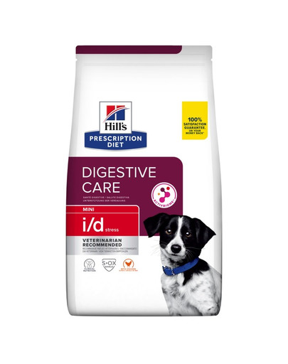 HILL'S Prescription Diet Canine i/d Stress Mini Croquettes pour chiens de race miniature 6 kg