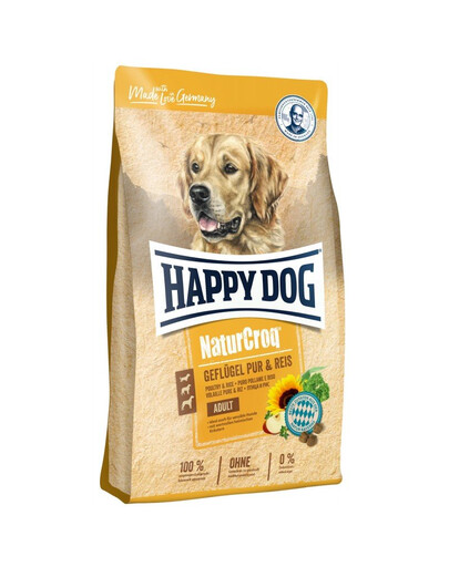 HAPPY DOG NaturCroq Volaille et riz 11kg