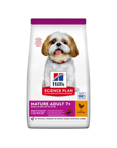 HILL'S Science Plan Canine Mature Adult 7+ Small & Mini avec poulet 6 kg