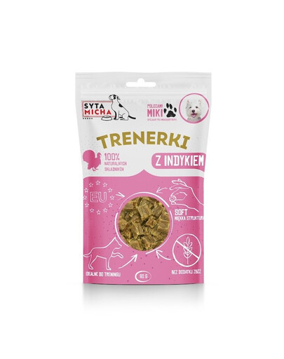 SYTA MICHA Friandises d'entraînement au dinde pour chien 80g