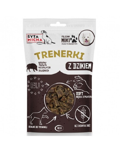 SYTA MICHA Friandises d'entraînement au sanglier pour chien 80g