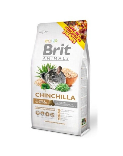 BRIT Animals Chinchilla Complete 1,5 kg nourriture pour chinchilla