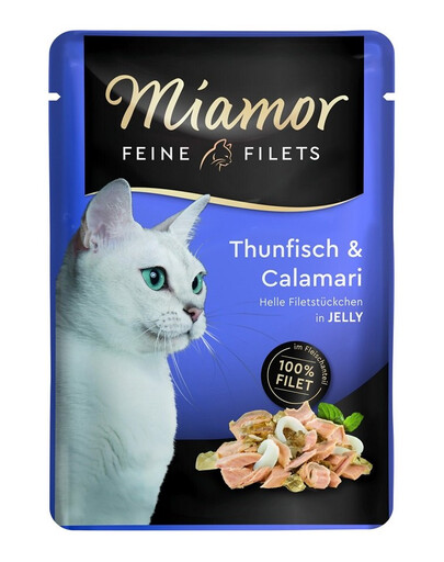 MIAMOR Feine Filets Filets de thon et de calamar sachet de 100 g