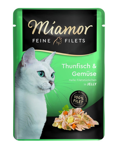 MIAMOR Feine Filets de thon aux légumes sachet de 100 g