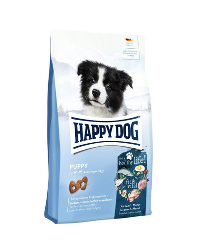HAPPY DOG FitVital Puppy nourriture sèche pour chiots 1-6 mois 4 kg