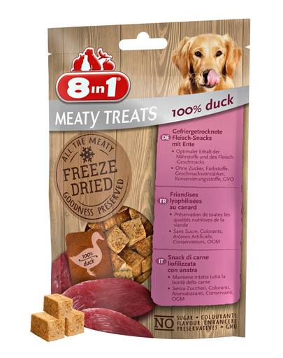 8IN1 Meaty Treats canard 50 g