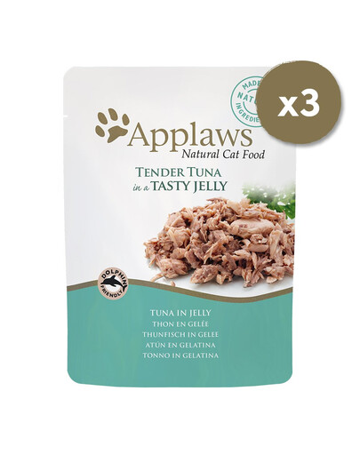 APPLAWS Cat Pouch Multipack Mix Selection in Jelly 12 x 70 g