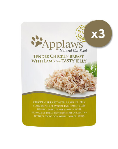 APPLAWS Cat Pouch Multipack Mix Selection in Jelly 12 x 70 g