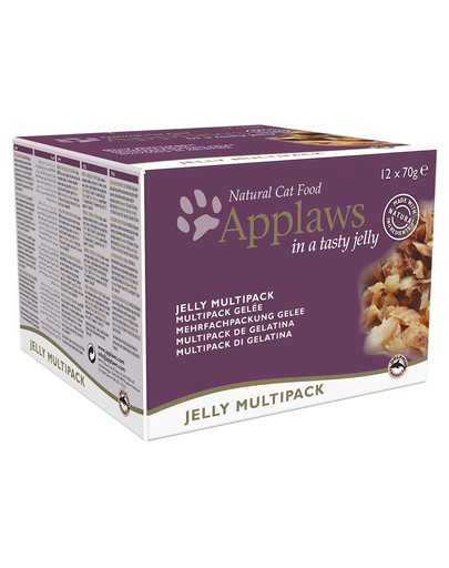 APPLAWS Cat Tin Multipack Jelly Selection 12 x 70 g
