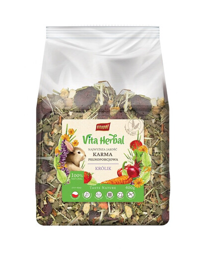 VITAPOL Vita Herbal Aliment complet pour lapin 400g