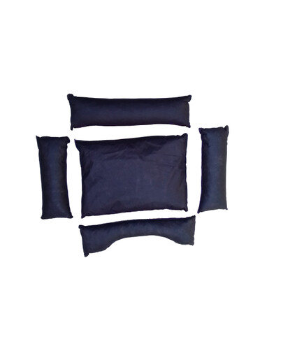FERA Canapé-lit avec coussin 64 x 48 cm acier avec pieds