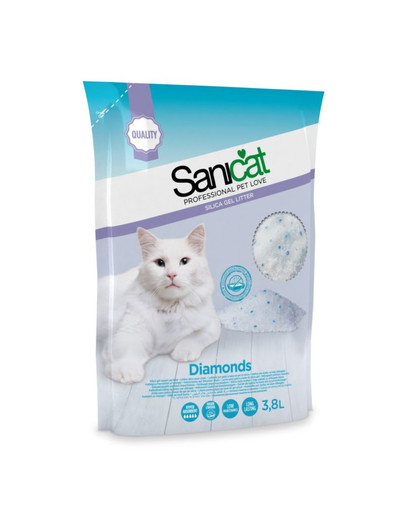 SANICAT Professional Fresh Litière pour chats en silicone 3,8 L