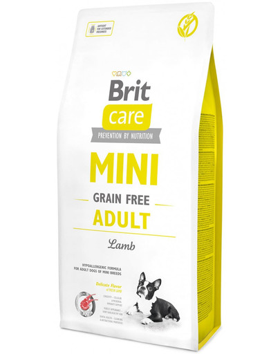 BRIT Care Grain Free Mini Adult Lamb - Agneau & sans céréales pour chiens de petites races - 7 kg