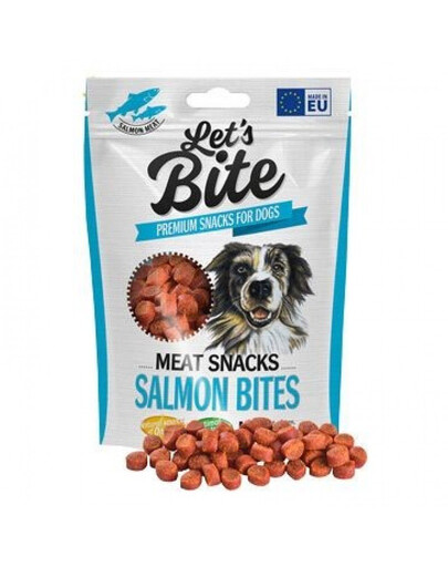 BRIT Let’s Bite Meat Snacks bites 150g friandises au saumon