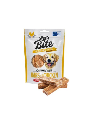 BRIT Let’s Bite Chewbones bars 175g barres de poulet