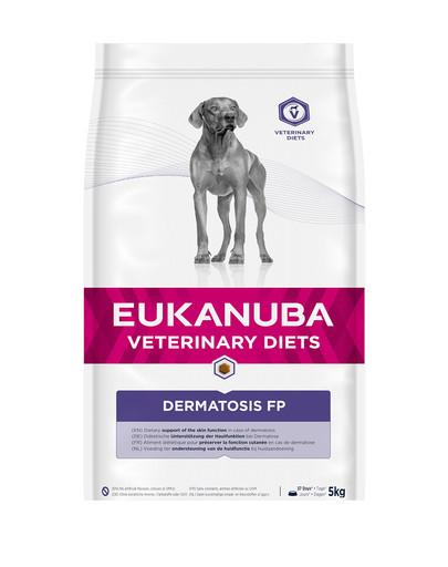 EUKANUBA Veterinary - nourriture diététique pour préserver la fonction cutanée en cas de dermatose - 12kg