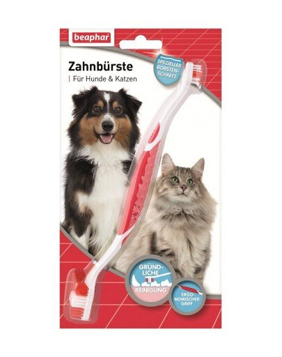 BEAPHAR Brosse à dents Bicéphale