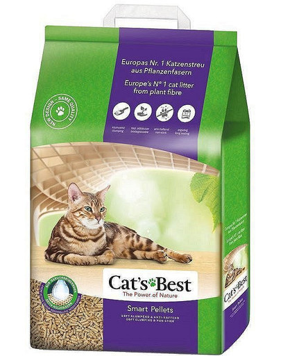 JRS Cat'S Best Nature Gold - 10 L (5 kg) - litière pour chat aux fibres végétales