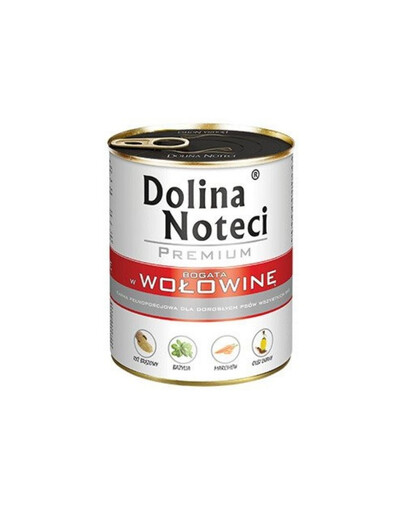 DOLINA NOTECI Premium - Riche en viande de bœuf pour chiens adultes - 800g