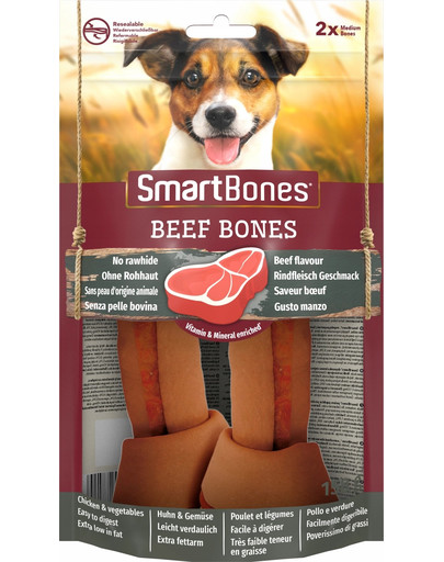 SMART BONES Beef Bones Medium 2 pcs.