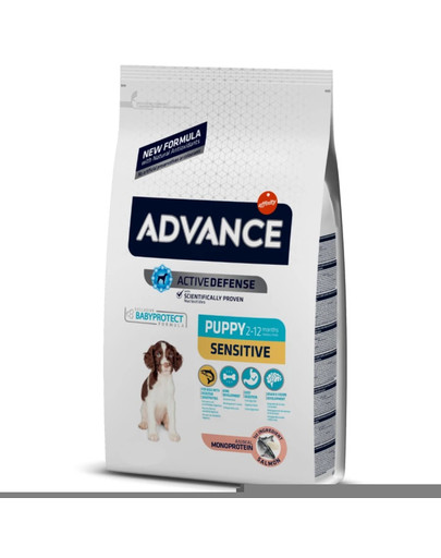 ADVANCE Puppy Sensitive 12kg aliments secs pour les chiots présentant des sensibilités alimentaires