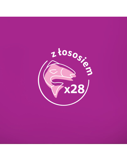 WHISKAS Adult saszetka 85g mokra karma dla dorosłych kotów w sosie z łososiem