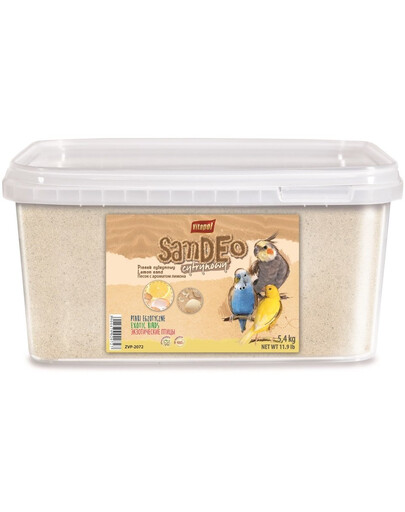 VITAPOL Sable pour oiseaux au citron - seau 5,4kg