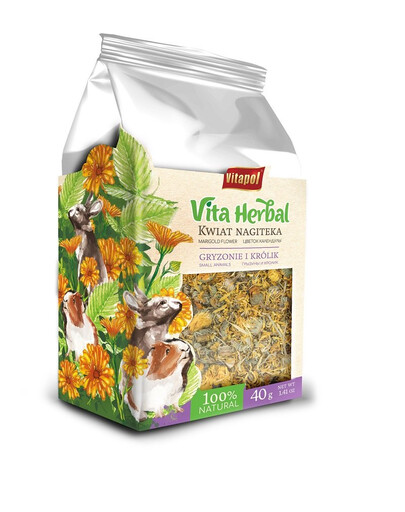 VITAPOL Vita Herbal Fleur de calendula pour rongeurs et lapins 40g