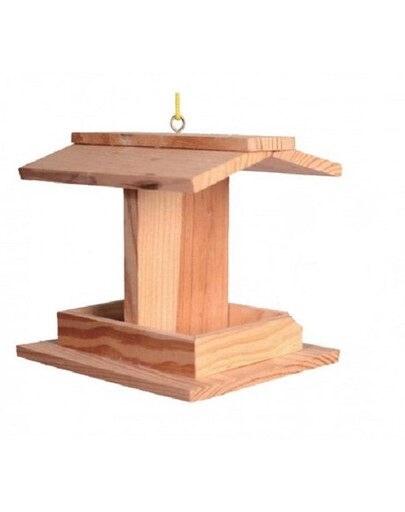 VITAPOL Mangeoire à oiseaux en bois, 14x11x11,5cm
