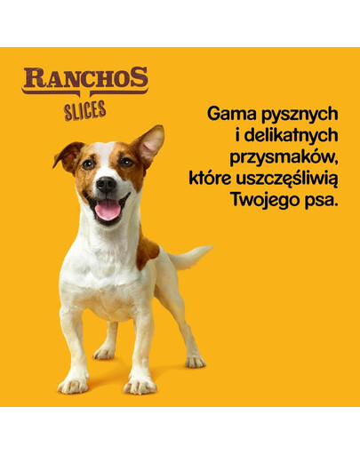 PEDIGREE Ranchos Slices - friandises pour chiens au bœuf - 8 x 60g