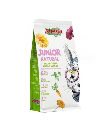 ALEGIA Junior Natural pour le lapin 650g