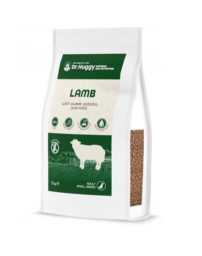DR HUGGY Supreme Dog Nutrition agneau à l'igname et à la menthe 2kg
