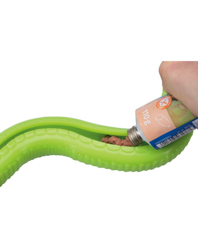 TRIXIE Snack-Snake, jouet avec trou pour friandises 14 cm