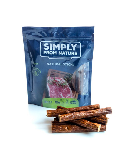 SIMPLY FROM NATURE - Bâtonnets naturels au bœuf - 7 pièces